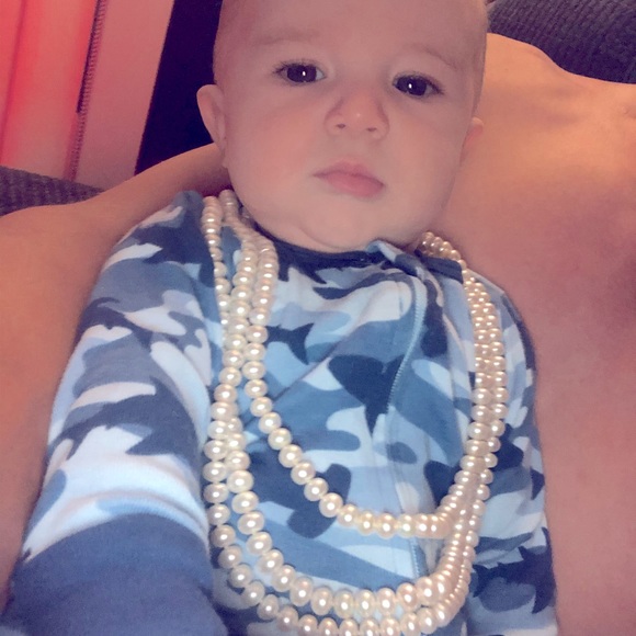 4’ long grand opera genuine pearl necklace B.Noah or Qball da cat not included - Picture 3 of 6